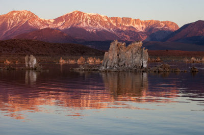 Sunrise on the Eastern Sierras.