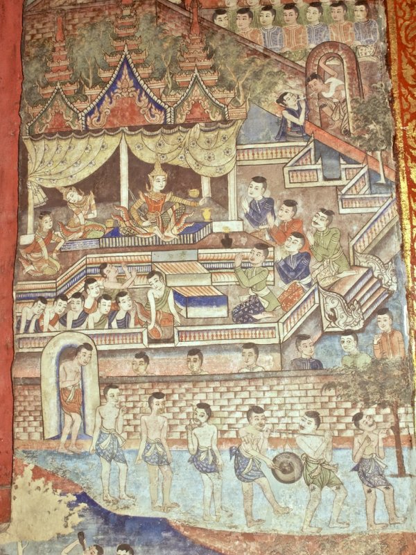 Wall frieze, Wat Phra Singh