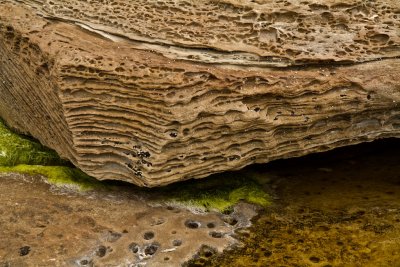 Sandstone layers