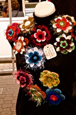 Crocheted Brooches