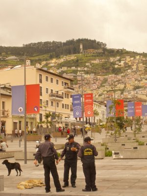Gendarmes in the square