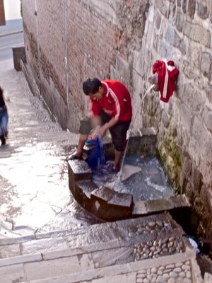 Laundry, back in Cuzco