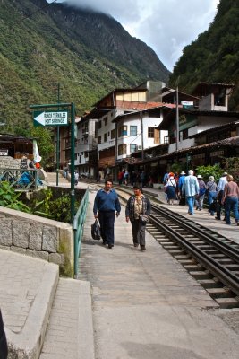 Aguas Calientes Train Station