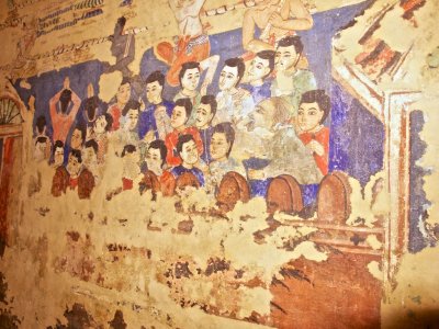 Wall frieze, Wat Phra Singh