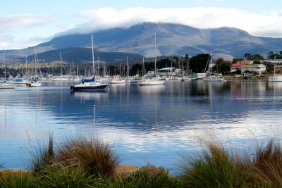 Mt Wellington from Lindisfarne