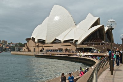 Sydney Opera House approach from the City