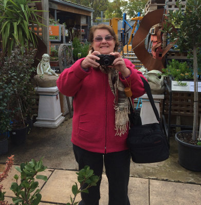 Photo of me in a garden nursery