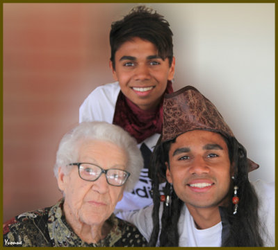 Brothers with Great-Gran