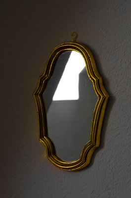 Reflet dans le miroir