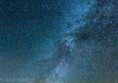 Geminid meteor streaking across the Milky Way, Seminole Canyon State Park, TX