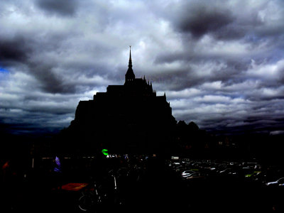 Mont Saint-Michel at Sundown