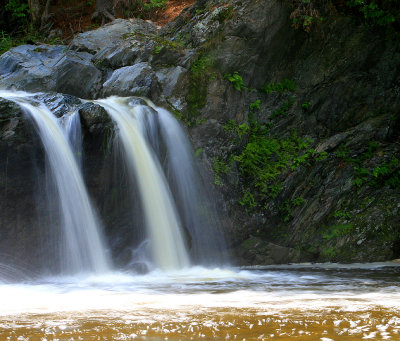 Waterfall  at La Rivire des Fermes.