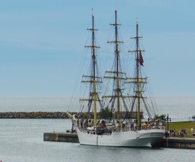 Norwegian Tall Ship in Collingwood Harbour  - Aug 2013 B