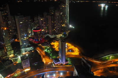 Panama City from Hard Rock Hotel, 65'th Floor (Nov. 14, 2013)