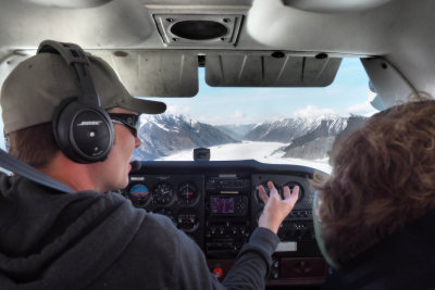 Kluane Glacier - Dale with the Pilot