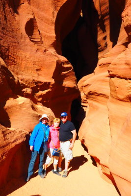 Dale, Chris & Hal at Antelope Canyon 56
