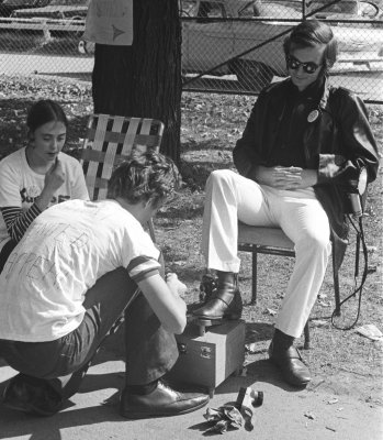 Shoe Polishing for the United Appeal Campaign