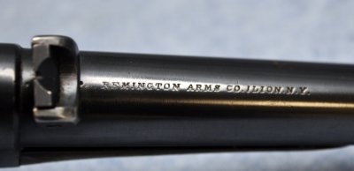 Rear Sight & Remington Barrel Markings
