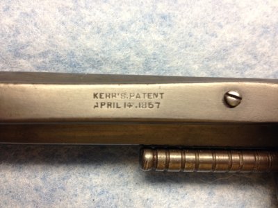 Kerr's Patent Marking