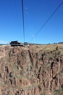 The ziplines at The Royal Gorge