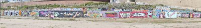 Grafitti on a biblical scale.