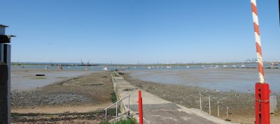 Slipway beside the pub.