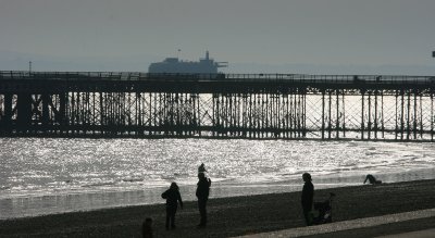 The pier in the evening