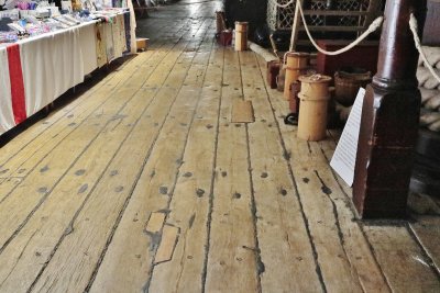 Original deck, 250 years old.