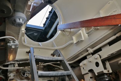 Torpedoes are loaded through this hatch. 