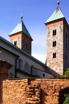 Romanesque church in Czerwińsk