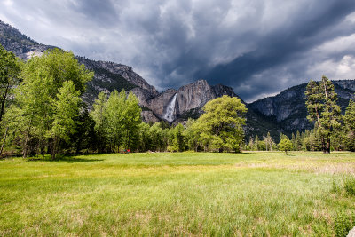 Yosemite Falls -- wide angle