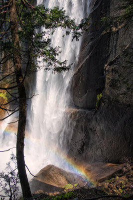Vernal Falls Rainbow - Portrait