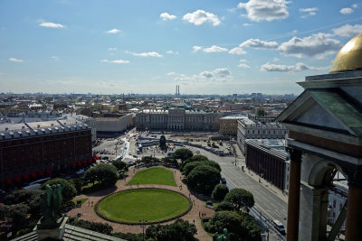 view from St. Isaac's Cathedral