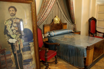 Haile Selassie's bedroom