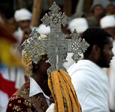 Ethiopian Orthodox processional cross