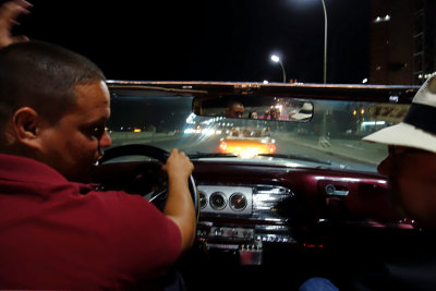 taxi ride in Havana