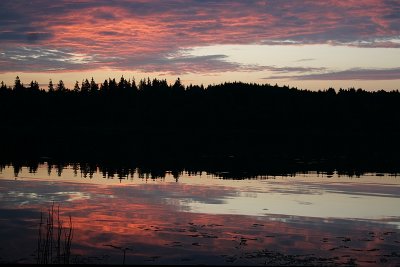 Sunrise at Biale Filipowskie Lake