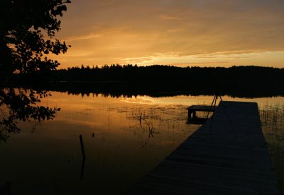 Sunrise at Biale Filipowskie Lake