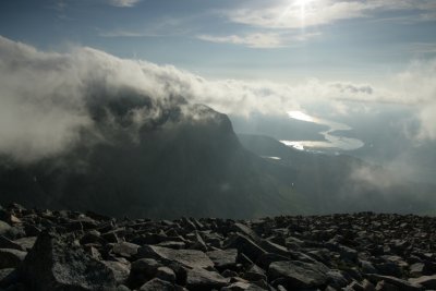 Loch Eil in a distance, Scotland