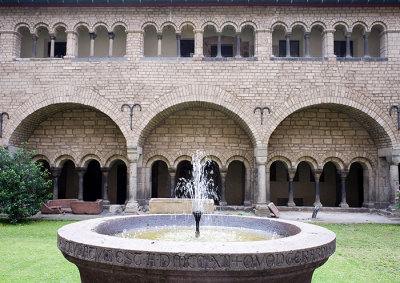 In the cathedral cloister