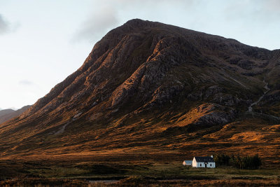 First light on the Buachaille