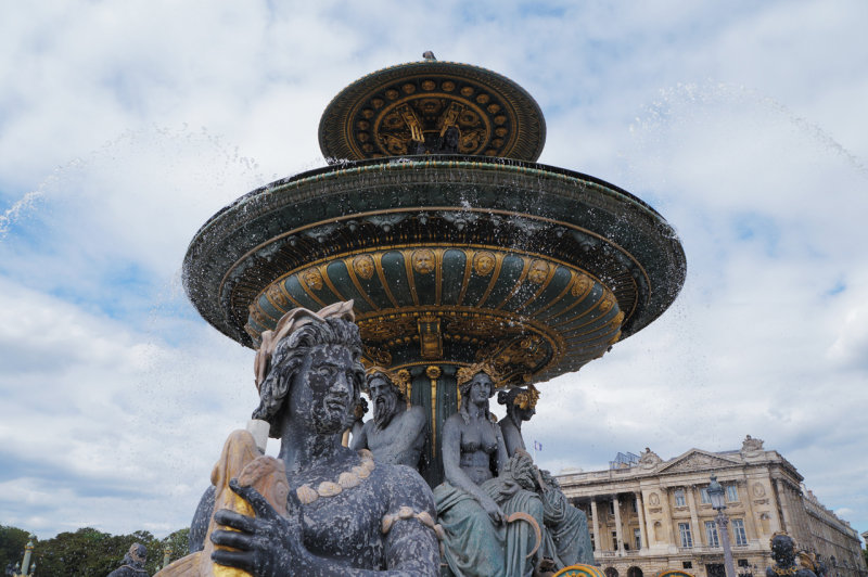 Fontaines de la Concorde detail