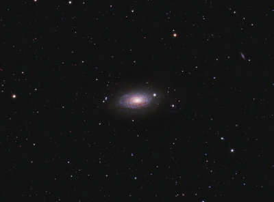 M63 the Sunflower Galaxy area LRGB
