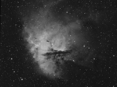 NGC281 the PacMan Nebula in Ha