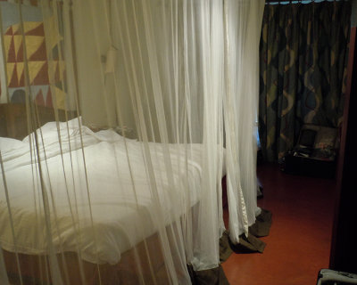 MOSQUITO NETS, EVERY ROOM HAD THEM