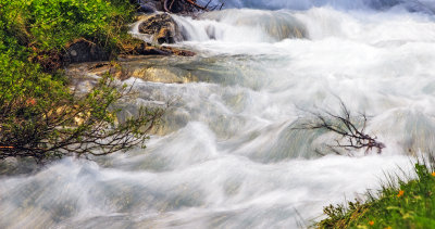 Water from the glacier