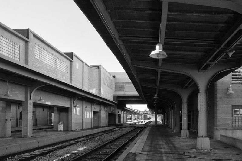 Toledo Union Station platform