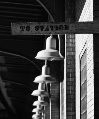 To Station sign, Toledo Union Station