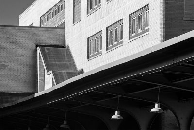 Rear Facade and Platform Roof, Toledo Union Station