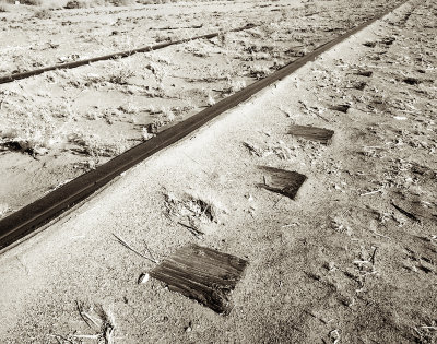 Tracks, Ties, Sand, Yuma, AZ